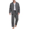 03-black White Plaid