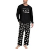 image:imagePrinStory Mens Pajama Sets Loungewear Sleepwear Pjs Lightweight Long Sleeve Shirts amp Bottoms Soft Comfy Sleep Sets S2XLFp Dw Black Brown Bear