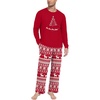 image:imagePrinStory Mens Pajama Sets Loungewear Sleepwear Pjs Lightweight Long Sleeve Shirts amp Bottoms Soft Comfy Sleep Sets S2XLFp Dw Red Elk