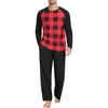 0black Red Plaid