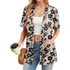 20 Khaki Black Flower