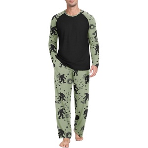 image:imagePrinStory Mens Pajama Sets Loungewear Sleepwear Pjs Lightweight Long Sleeve Shirts and Bottoms Soft Comfy Sleep Sets S4XLFp Apricot Ape Man