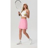 image:imagePrinStory 17 Womens Tennis Skirt High Waisted Athletic Skort XS3XL  Workout Skorts Builtin Shorts Split Hem Quick Dry Lightweight Golf Pickleball SportsPink