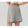 image:imagePrinStory 17 Womens Tennis Skirt High Waisted Athletic Skort XS3XL  Workout Skorts Builtin Shorts Split Hem Quick Dry Lightweight Golf Pickleball SportsLight Gray