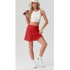 image:imagePrinStory 17 Womens Tennis Skirt High Waisted Athletic Skort XS3XL  Workout Skorts Builtin Shorts Split Hem Quick Dry Lightweight Golf Pickleball SportsRed