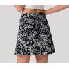 image:imagePrinStory 17 Womens Tennis Skirt High Waisted Athletic Skort XS3XL  Workout Skorts Builtin Shorts Split Hem Quick Dry Lightweight Golf Pickleball SportsBlack Pineapple