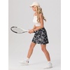 image:imagePrinStory 17 Womens Tennis Skirt High Waisted Athletic Skort XS3XL  Workout Skorts Builtin Shorts Split Hem Quick Dry Lightweight Golf Pickleball SportsBlack Pineapple