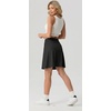 image:imagePrinStory 19 Tennis Skirt for Women Athletic Skort with Zipper Pockets  Workout Skort Builtin Shorts High Waisted Split Hem Knee Lentgh Golf Pickleball SportsBlack