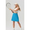 image:imagePrinStory 19 Tennis Skirt for Women Athletic Skort with Zipper Pockets  Workout Skort Builtin Shorts High Waisted Split Hem Knee Lentgh Golf Pickleball SportsBlue