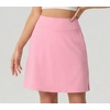 image:imagePrinStory 19 Tennis Skirt for Women Athletic Skort with Zipper Pockets  Workout Skort Builtin Shorts High Waisted Split Hem Knee Lentgh Golf Pickleball SportsPink