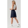 image:imagePrinStory 19 Tennis Skirt for Women Athletic Skort with Zipper Pockets  Workout Skort Builtin Shorts High Waisted Split Hem Knee Lentgh Golf Pickleball SportsNavy Blue