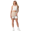 image:imagePrinStory 19 Tennis Skirt for Women Athletic Skort with Zipper Pockets  Workout Skort Builtin Shorts High Waisted Split Hem Knee Lentgh Golf Pickleball SportsKhaki