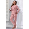 image:imagePrinStory Flannel Pajamas for Women Winter Pajama Set S2XL  2 Piece Pjs Sets with Pockets Warm Soft Fluffy Lounge Set Pj Set for Home Sleep Daliy Party Travel VacationDusty Pink