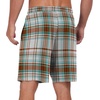 image:imagePrinStory Mens Pajama Shorts Soft Sleep Shorts Pj Bottoms with Pockets  Elastic Waist Drawstring LightweightBreathable and Stretchy Fabric Button FlyFprust Red Blue Plaid