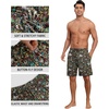 image:imagePrinStory Mens Pajama Shorts Soft Sleep Shorts Pj Bottoms with Pockets  Elastic Waist Drawstring LightweightBreathable and Stretchy Fabric Button FlyFpblack Sloth