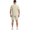 image:imagePrinStory Mens Track Suits 2 Piece Athletic Outfits M3XL  Short Sleeve Shirts and Shorts Set with Pockets Summer Cooling Touch Sweatsuit for Sports Running Beach Travel PartyKhaki