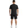 image:imagePrinStory Mens Track Suits 2 Piece Athletic Outfits M3XL  Short Sleeve Shirts and Shorts Set with Pockets Summer Cooling Touch Sweatsuit for Sports Running Beach Travel PartyBlack