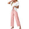 image:imagePrinStory Pajamas for Women Set Soft Pjs 2 Piece Pajama Sets XS4XL  Pj Set Short Sleeve Top and Pant with Pockets Lounge SetBreathable and Stretchy FabricSoft SleepwearPink Sunflower