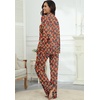 image:imagePrinStory Womens Pajama Sets Button Down Pjs 2 Piece Lounge Set  Long Sleeve Top and Pants with Pockets Warmth Stretchy and Butterysoft Fabric Winter Pajamas Warm SleepwearFpred Pane Lips