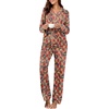 image:imagePrinStory Womens Pajama Sets Button Down Pjs 2 Piece Lounge Set  Long Sleeve Top and Pants with Pockets Warmth Stretchy and Butterysoft Fabric Winter Pajamas Warm SleepwearFpred Pane Lips