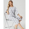 image:imagePrinStory Womens Pajama Sets Capri Pjs Soft Lounge Sets XS4XL  34 Sleeve Top and Capri Pants with Pockets Breathable and Stretchy Fabric 2 Piece Petite Pajamas Soft SleepwearFppink Star