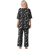 image:imagePrinStory Womens Pajama Sets Short Sleeve Soft Pjs S3XL  2 Piece VNeck Pj Sets for Women with Pockets Comfy Stretchy Pajamas for Sleep Home Travel Maternity NursingFpblack Draw Heart