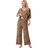 image:imagePrinStory Womens Pajama Sets Short Sleeve Soft Pjs S3XL  2 Piece VNeck Pj Sets for Women with Pockets Comfy Stretchy Pajamas for Sleep Home Travel Maternity NursingFpkhaki Love