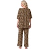 image:imagePrinStory Womens Pajama Sets Short Sleeve Soft Pjs S3XL  2 Piece VNeck Pj Sets for Women with Pockets Comfy Stretchy Pajamas for Sleep Home Travel Maternity NursingFpapricot Ld Print