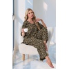 image:imagePrinStory Womens Pajama Sets Short Sleeve Soft Pjs S3XL  2 Piece VNeck Pj Sets for Women with Pockets Comfy Stretchy Pajamas for Sleep Home Travel Maternity NursingFpld Khaki