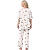 image:imagePrinStory Womens Pajama Sets Short Sleeve Soft Pjs S3XL  2 Piece VNeck Pj Sets for Women with Pockets Comfy Stretchy Pajamas for Sleep Home Travel Maternity NursingFpdachshund Bow