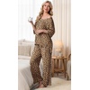 image:imagePrinStory Womens Pajama Sets Short Sleeve Soft Pjs S3XL  2 Piece VNeck Pj Sets for Women with Pockets Comfy Stretchy Pajamas for Sleep Home Travel Maternity NursingFpkhaki Love