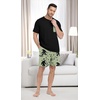 image:imagePrinStory Couples Pajamas Set Shirts and Shorts Summer Comfy Lounge Family  Machine WashablePocketsDrawstringStretch FabricGentle On SkinCouplesGiftRelaxed FitSolidSleepwearLoungewearS4XLFp Apricot Ape Man