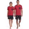 image:imagePrinStory Couples Pajamas Set Shirts and Shorts Summer Comfy Lounge Family  Machine WashablePocketsDrawstringStretch FabricGentle On SkinCouplesGiftRelaxed FitSolidSleepwearLoungewearS4XLBlack Lantern