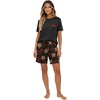 image:imagePrinStory Couples Pajamas Set Shirts and Shorts Summer Comfy Lounge Family  Machine WashablePocketsDrawstringStretch FabricGentle On SkinCouplesGiftRelaxed FitSolidSleepwearLoungewearS4XLLeopard Star
