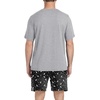 image:imagePrinStory Couples Pajamas Set Shirts and Shorts Summer Comfy Lounge Family  Machine WashablePocketsDrawstringStretch FabricGentle On SkinCouplesGiftRelaxed FitSolidSleepwearLoungewearS4XLFp Black Star Moon