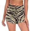image:imagePrinStory Womens Athletic Running Shorts 3 with Zipper Pockets XSXL  Workout ShortsGym Hiking 2 in 1High Waisted Quick Dry LightweightZebra Stripe