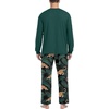 image:imagePrinStory Mens Pajama Sets Loungewear Sleepwear Pjs Lightweight Long Sleeve Shirts and Bottoms Soft Comfy Sleep Sets S4XLBlack Panther