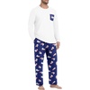 image:imagePrinStory Mens Pajama Sets Loungewear Sleepwear Pjs Lightweight Long Sleeve Shirts and Bottoms Soft Comfy Sleep Sets S4XLBlue Polar Bear