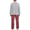 image:imagePrinStory Mens Pajama Sets Loungewear Sleepwear Pjs Lightweight Long Sleeve Shirts and Bottoms Soft Comfy Sleep Sets S4XLRed Black Plaid Bomb