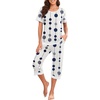 image:imagePrinStory Pajamas for Women Set Capri Pjs Soft Lounge Sets S4XL  Short Sleeve Shirt and Capri Pants with Pockets Breathable and Stretchy Fabric 2 Piece Summer Pajamas Soft SleepwearFpdot Vertical Line