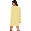 image:imagePrinStory Womens Casual Sweater Dresses Fall Winter Crewneck Loose Fit Pullover Tunic Dress with Side Pockets for Work S4XLA20butter Yellow