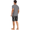 image:imagePrinStory Mens Pajamas Set Short Sleeve Pjs Sets S3XLBlack Bear Gray