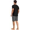 image:imagePrinStory Mens Pajamas Set Short Sleeve Pjs Sets S3XLBlack Dark Gray