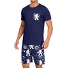 image:imagePrinStory Mens Pajamas Set Short Sleeve Pjs Sets S3XLBlue Ape Man