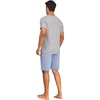 image:imagePrinStory Mens Pajamas Set Short Sleeve Pjs Sets S3XLLight Gray Sky Blue