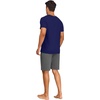 image:imagePrinStory Mens Pajamas Set Short Sleeve Pjs Sets S3XLNavy Blue Dark Gray