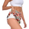 image:imagePrinStory Womens Athletic Running Shorts 3 with Zipper Pockets XSXLFpabstract Flame