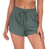 image:imagePrinStory Womens Athletic Running Shorts 3 with Zipper Pockets XSXLGray Green