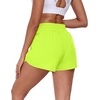 image:imagePrinStory Womens Athletic Running Shorts 3 with Zipper Pockets XSXLNeon Green