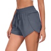 image:imagePrinStory Womens Athletic Running Shorts 3 with Zipper Pockets XSXLSlate Gray